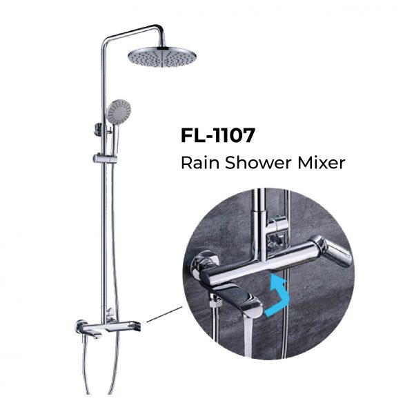 dmora Flavio FL-1107 Rainshower Mixer Set