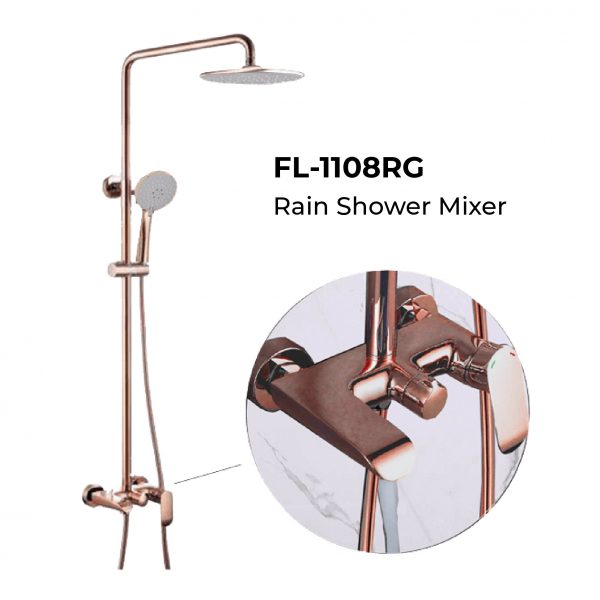 dmora Flavio FL-1108 Rainshower Mixer Set