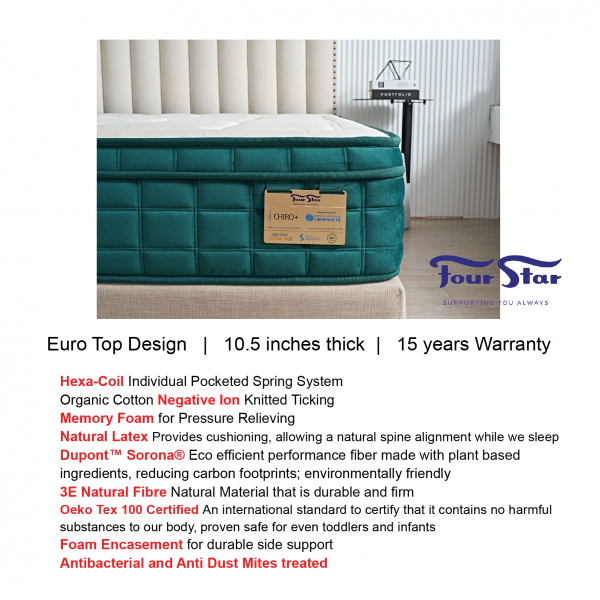 Dmora Four Star Chiro Energise Mattress