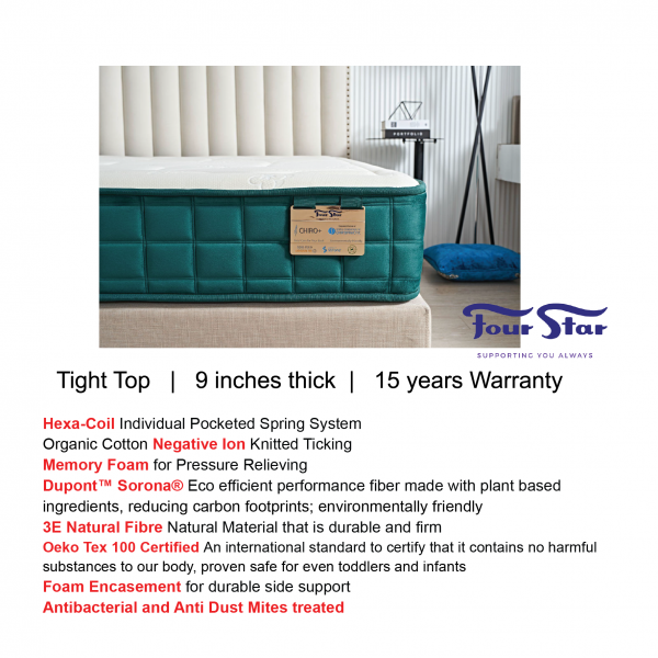 Dmora Four Star Chiro Vitalise Mattress