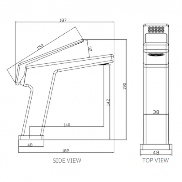 Dmora TESVILA – TF-9301 Series Basin Mixer (Shorter)