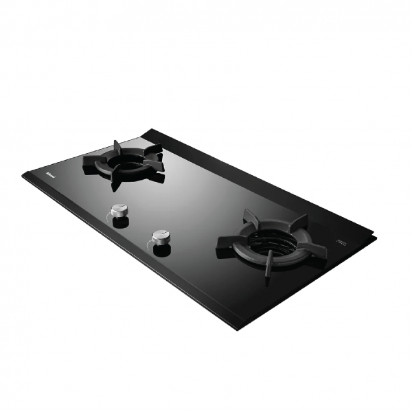 Dmora RB-2CGN 2 Inner Burner Built-In Hob Schott Ceran Glass (Black) Top Plate