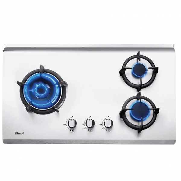dmora RB-73TS-3 Burner Built-In Hob Stainless Steel Top Plate