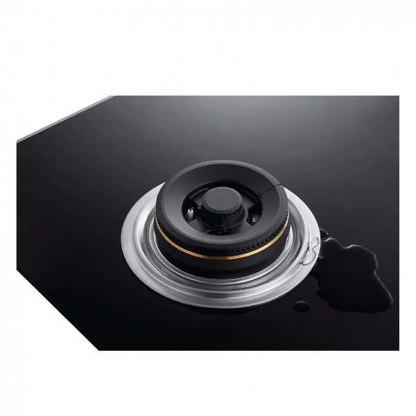 Dmora RB-93UG-3 Burner Built-In Hob Schott Glass (black) Top Plate