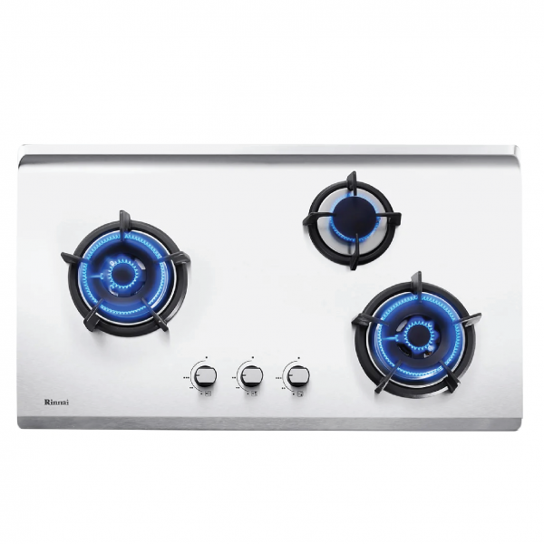 dmora RB-93US-3 Burner Built-In Hob Stainless Steel Top Plate