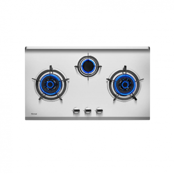 dmora Rinnai RB-983S 3 Burner Built-In Hob Stainless Steel Top Plate