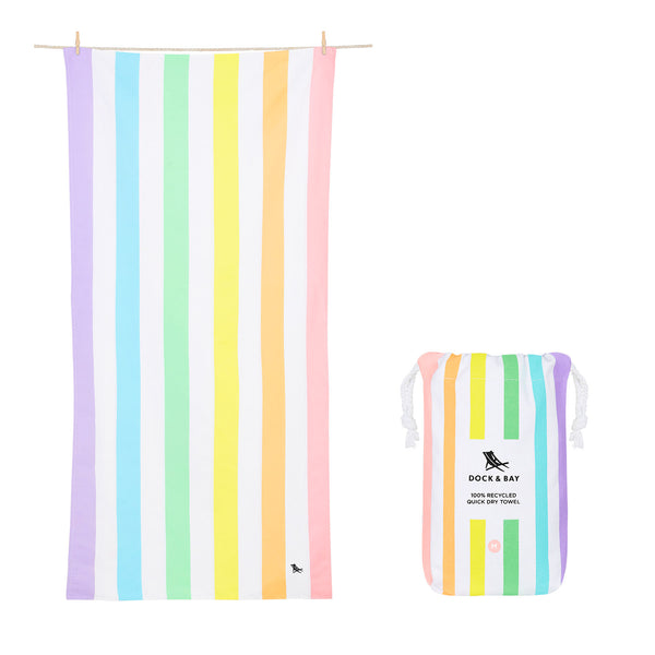 dock & bay Kids Beach Towel - Unicorn Waves