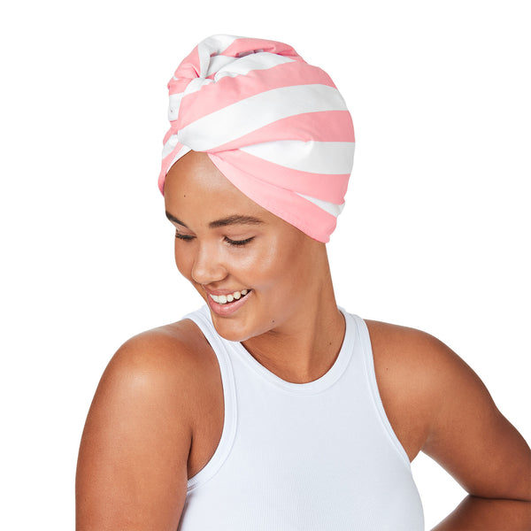 dock & bay Quick Dry Hair Wrap - Malibu Pink