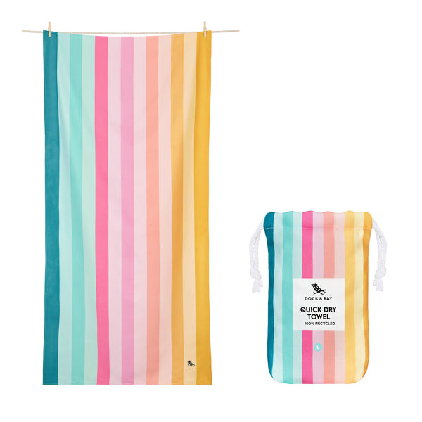 dock & bay Quick Dry Towel - Coastal Candy