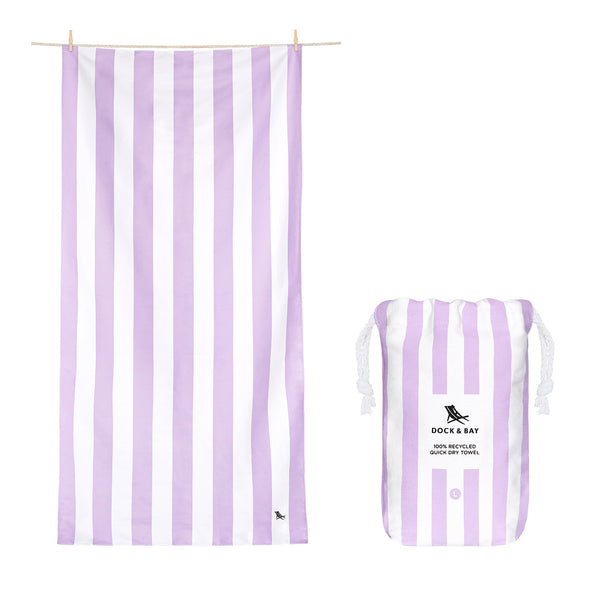 dock & bay Quick Dry Towel - Lombok Lilac