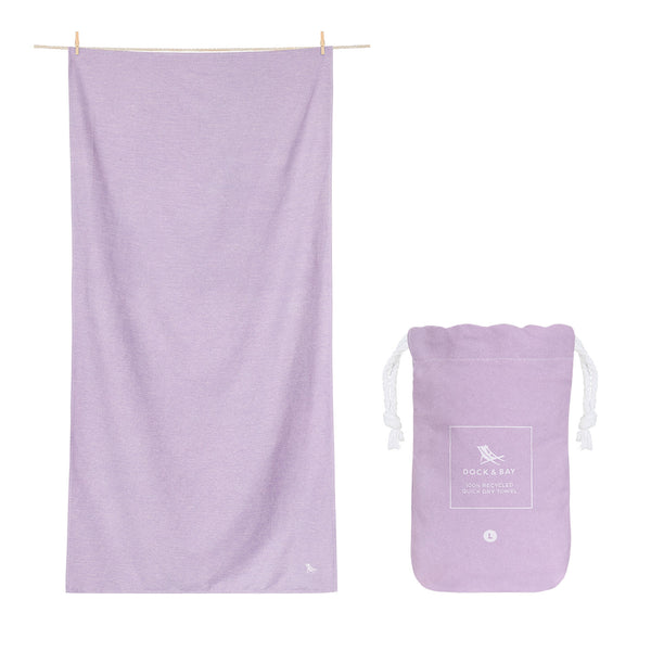 dock & bay Quick Dry Towel - Meadow Lilac