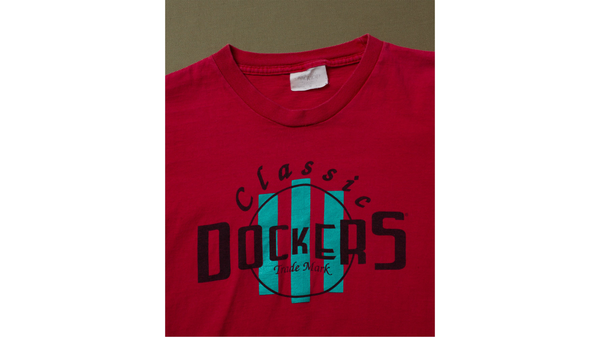 Dockers Classic Dockers® Tee Shirt Standard Fit - XS Red