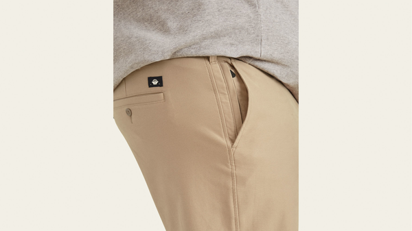 Dockers Comfort Knit Chinos Straight Fit (Big And Tall) Tan
