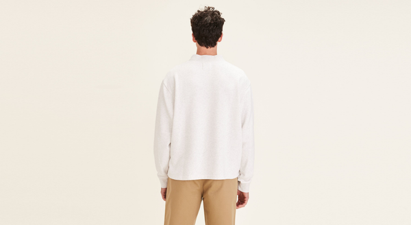 Dockers Dandois X Dockers® Mockneck Sweatshirt Light Heather Grey
