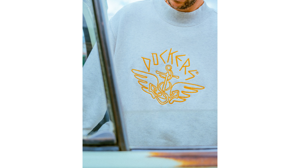 Dockers Dandois X Dockers® Mockneck Sweatshirt Light Heather Grey