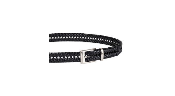 Dockers 30MM Non-Reversible Braid Belt Black