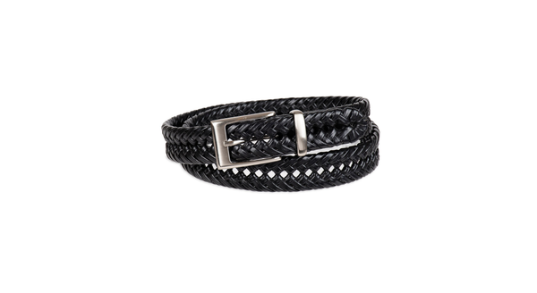 Dockers 30MM Non-Reversible Braid Belt Black