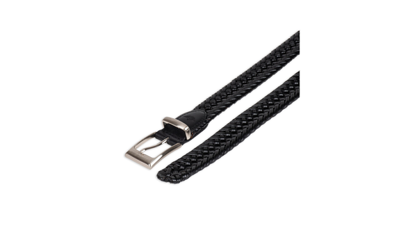 Dockers 30MM Non-Reversible Braid Belt Black