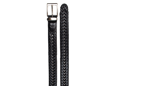 dockers 30MM Non-Reversible Braid Belt Black