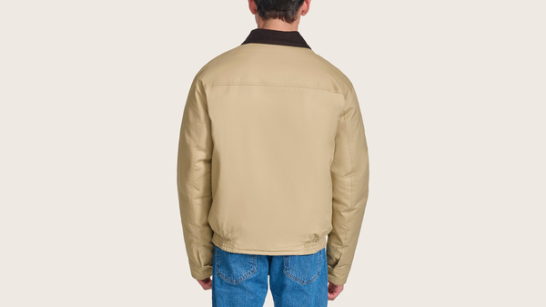Dockers Baby Twill Cord Collar Bomber Jacket Khaki