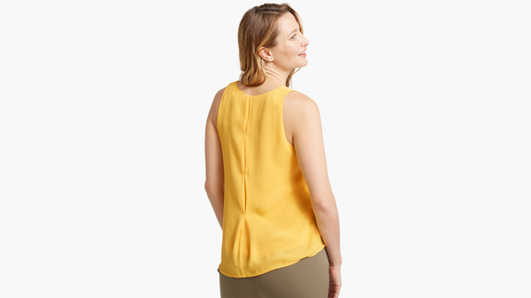 Dockers Back Detail Tank Top Yellow