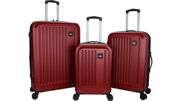 dockers Bangino Luggage Set (3 Piece) Red