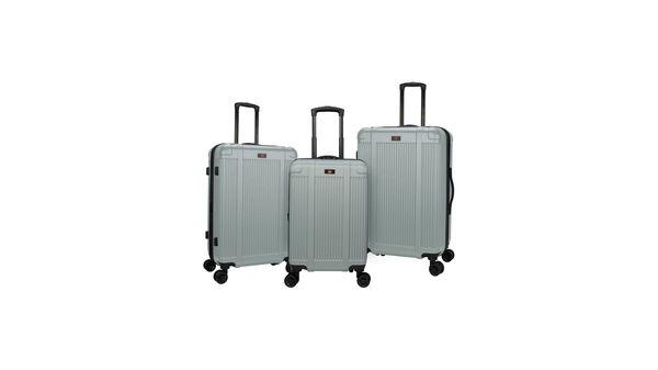 Dockers Barcode Luggage Set (3 Piece) Grey
