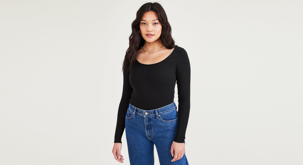 dockers Bodysuit Slim Fit Black