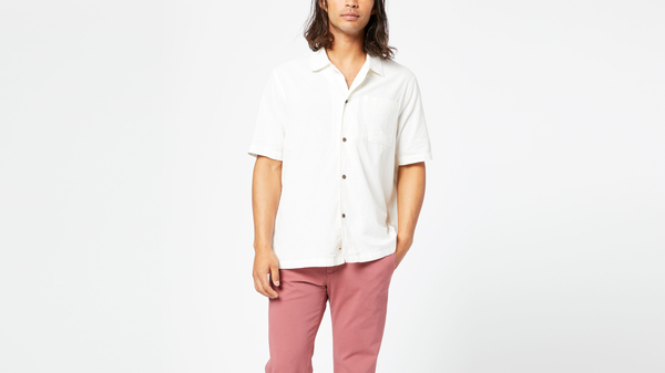 dockers Boxy Woven Shirt Regular Fit White