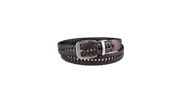 Dockers Braided Reversible Belt Black/Brown