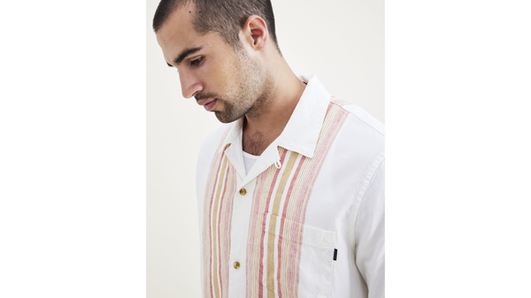 Dockers Camp Collar Shirt Regular Fit Red Clay