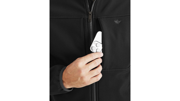 Dockers Chest Yoke Softshell Jacket Black