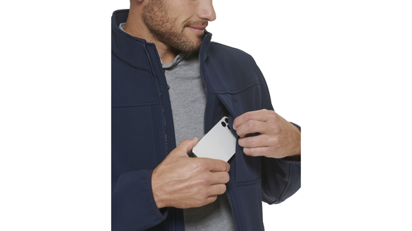 Dockers Chest Yoke Softshell Jacket Blue