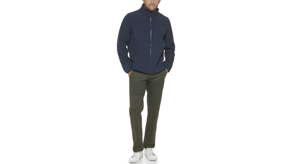 Dockers Chest Yoke Softshell Jacket Blue