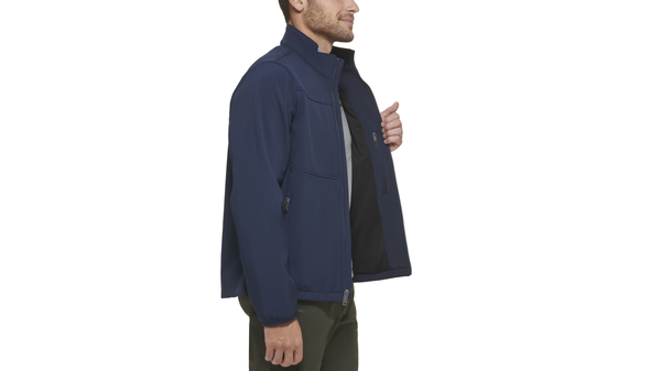 Dockers Chest Yoke Softshell Jacket Blue
