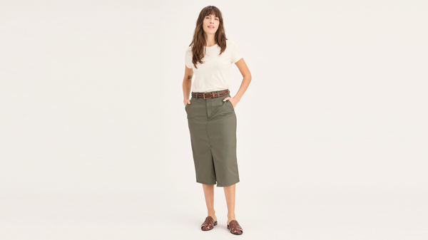 Dockers Chino Skirt Green