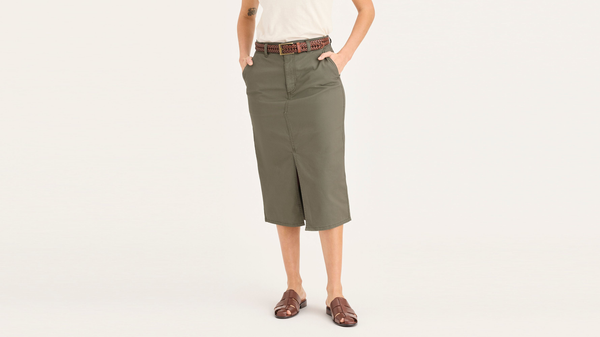 dockers Chino Skirt Green