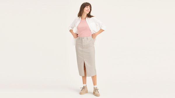 Dockers Chino Skirt Sahara Khaki