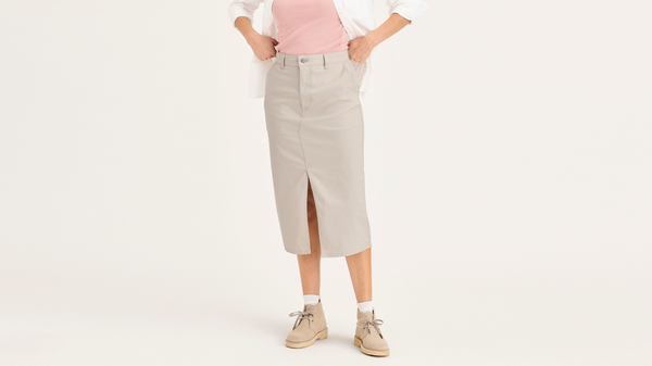 dockers Chino Skirt Sahara Khaki