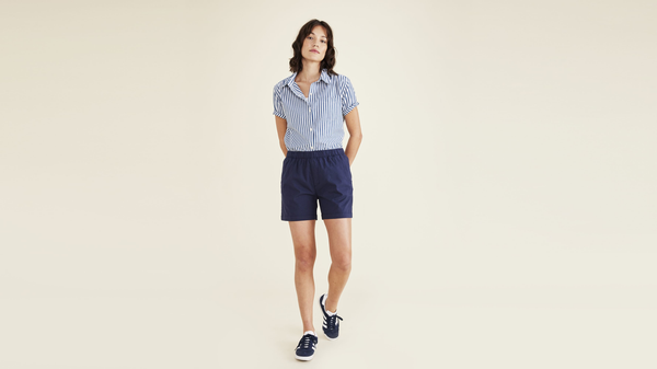 dockers Clay Pull-On Short Blue