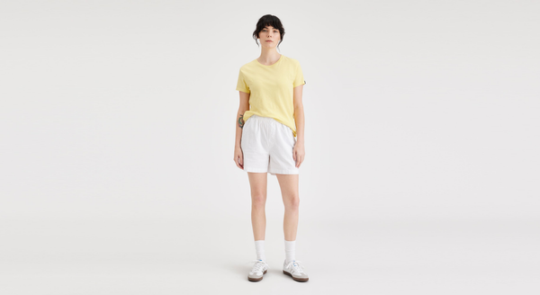 dockers Clay Pull-On Short Lucent White