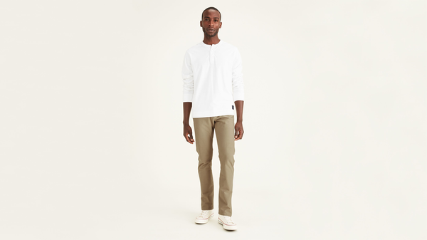 dockers Comfort Knit Chinos Slim Fit Tan
