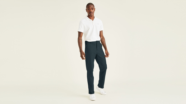 dockers Comfort Knit Chinos Straight Fit Green