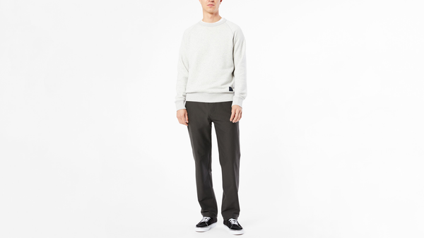 dockers Comfort Knit Chinos Straight Fit Grey