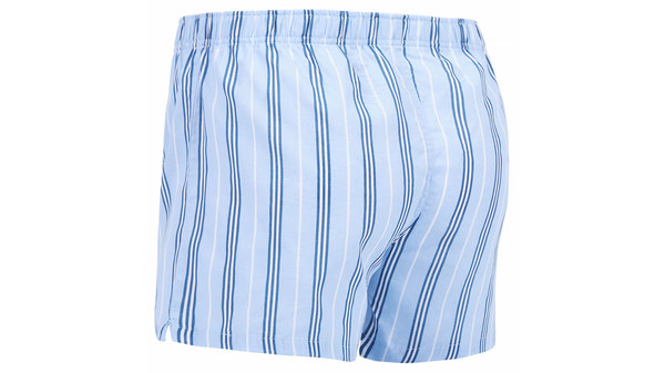 Dockers Cotton Woven Boxers 3 Pack Blue Stripe