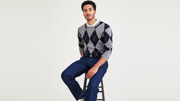 Dockers Crafted Sweater Regular Fit Grey