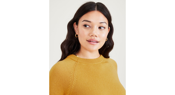 Dockers Crewneck Sweater Classic Fit Orange