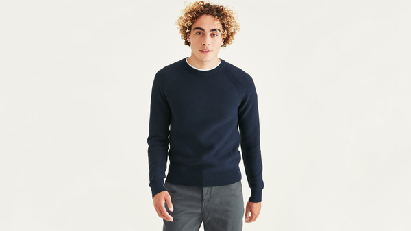 dockers Crewneck Sweater Regular Fit Blue