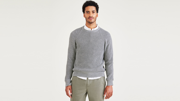 dockers Crewneck Sweater Regular Fit Grey