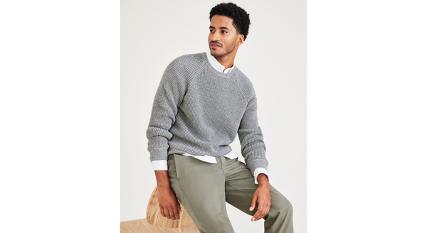 Dockers Crewneck Sweater Regular Fit Grey